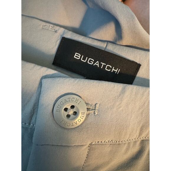 BUGATCHI NWT $139 Nylon Spandex Flat Front Bermuda Shorts Size 38 - Picture 4 of 5